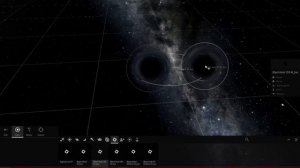 Столкновение двух черных дыр