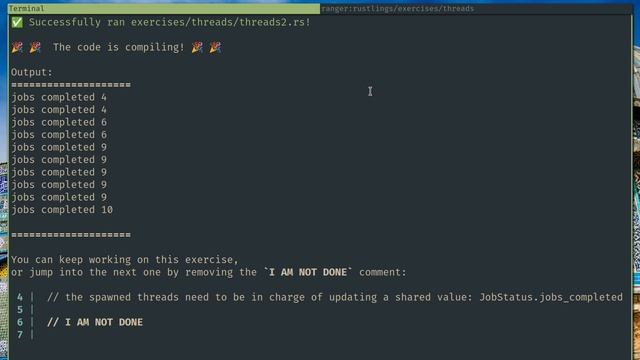Rustlings 5.0 | Threads | Learn Rust Interactively смотреть онлайн