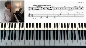 Andante by C. P. E. Bach: ABRSM Grade 4 Piano (2023 & 2024) - B4