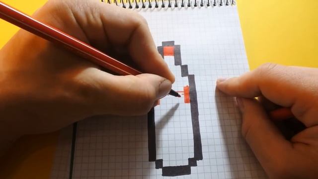 Рисуем по клеточкам-КОКА-КОЛА (COCA-COLA)PIXEL ART смотреть онлайн