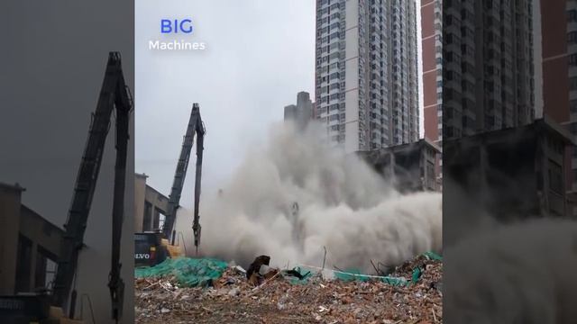 World's Dangerous Building Demolition Excavator - Fastest Heavy Equipment Machines Operator Skills смотреть онлайн