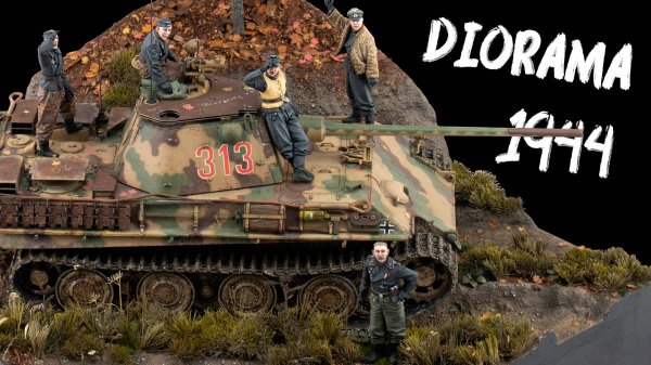 ФИНАЛ ДИОРАМЫ! Невыдуманная осень 44-го | Diorama FINAL video | "What If" autumn diorama build