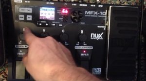NUX MFX-10 Guitar Modeling Processor Review