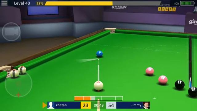 Snooker Stars Level 40: 54 pts in 86.92596 sec! смотреть онлайн