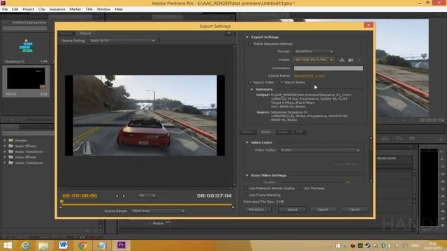 Как рендерить видео в Adobe Premiere Pro смотреть онлайн