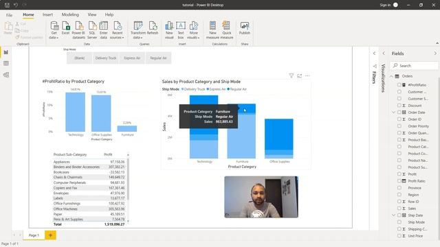 12 How to create and customize Power BI stacked bar chart смотреть онлайн