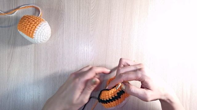 Тигр вязаный крючком / 1 часть / Голова смотреть онлайн
