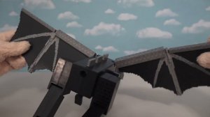 Minecraft Ender Dragon Action Figure Series 4 Toy Playset Unboxing Jazwares Puppet Steve