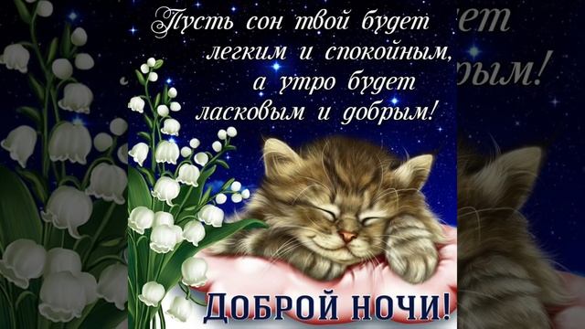 Спокойной ночи ? Чудесных снов ??? смотреть онлайн