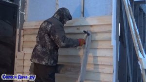 Каркасный дом своими руками: снова обшивка деревянного дома снаружи досками (обзор за 10.12.).
