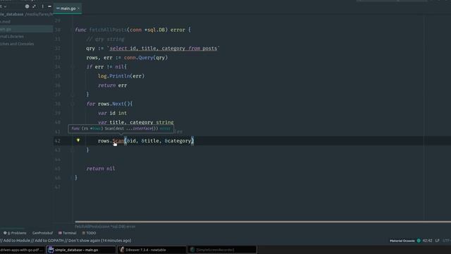 Golang CRUD via pgx смотреть онлайн