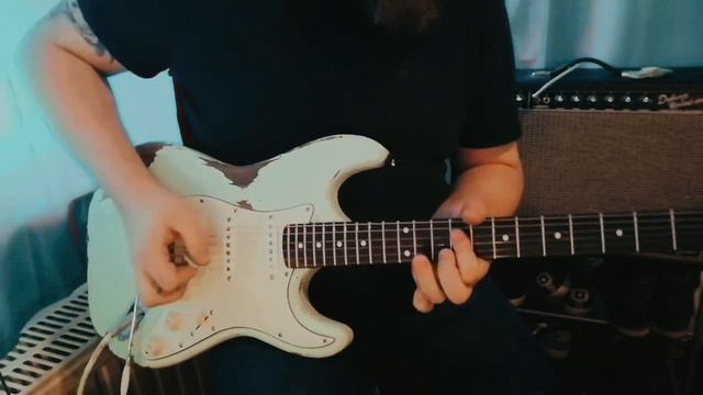Surf Green Heavy Relic Partscaster with Fender Tone Master Deluxe Reverb.😍 Demo 2. No talking смотреть онлайн