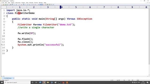 Introduction of filewriter class in java | kya hai | what is | hindi | tutorial смотреть онлайн