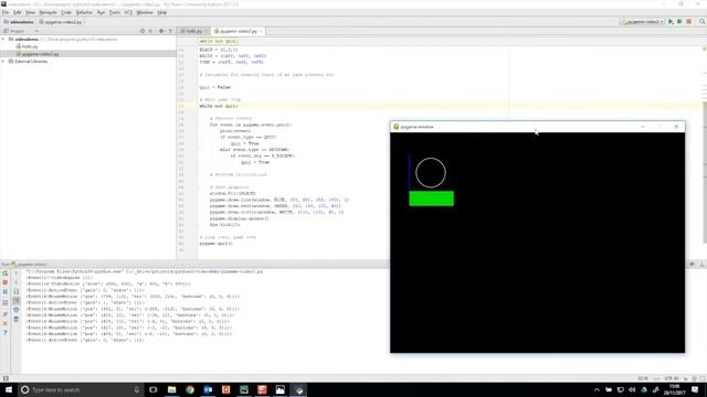 Learning Python 09: Drawing shapes with Pygame смотреть онлайн