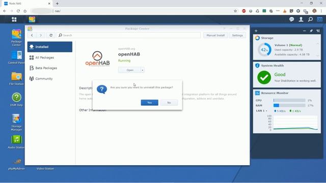 ? OpenHAB Synology NAS (upgrade, always the latest version) смотреть онлайн