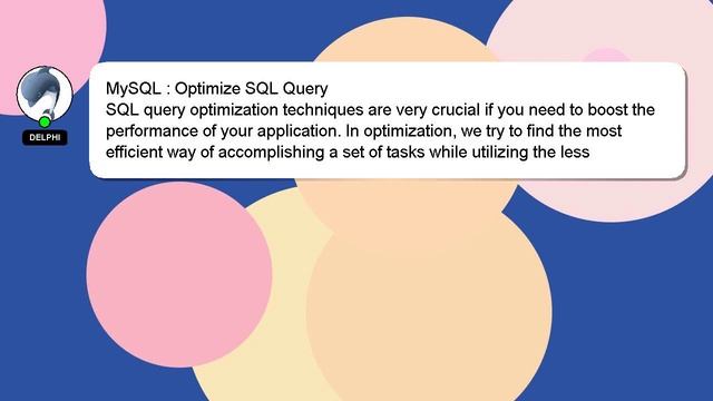 MySQL : Optimize SQL Query смотреть онлайн