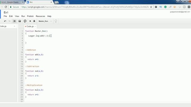 Functions How to create, call and return in Google Apps Script - 10 смотреть онлайн