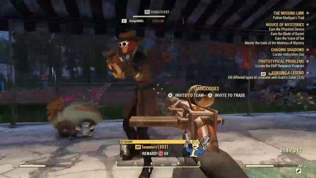 Fallout 76 Infinite Chameleon Invisibility Glitch смотреть онлайн