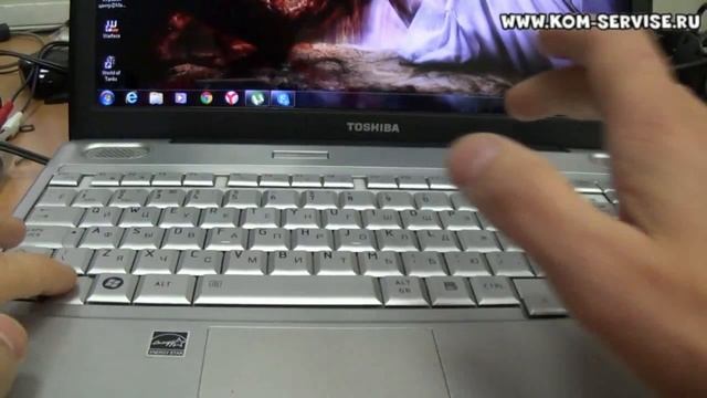 Как подключить вай фай и тачпад на ноутбуке Toshiba SATELLITE L500 смотреть онлайн