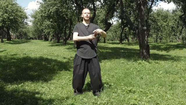 Базовые упражнения цигун. Прежденебесное дыхание, массаж точек живота и медитация. смотреть онлайн