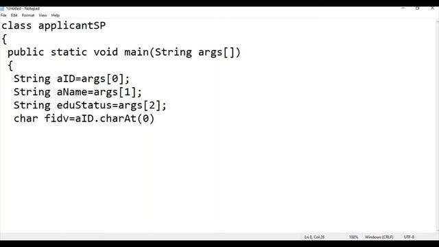 Java Program based on problem statement 01| Java Program using Command line argument | Command Line смотреть онлайн
