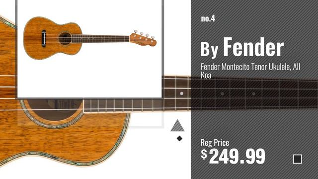 Top 10 Ukuleles Fender [2018]: Fender Venice Soprano Ukulele - Cherry смотреть онлайн