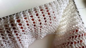 2 ПЕТЛИ! 2 РЯДА! САМАЯ КЛАССНАЯ 3D СЕТКА СПИЦАМИ С "СЮРПРИЗОМ" - НАИПРОСТЕЙШИЙ АЖУР!!!