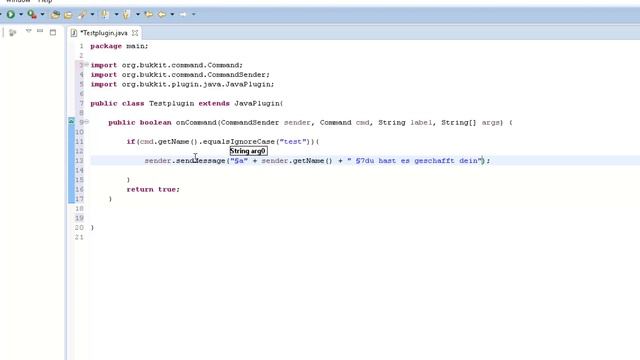 #2 Bukkit Plugin Programmieren - Der erste Befehl! смотреть онлайн