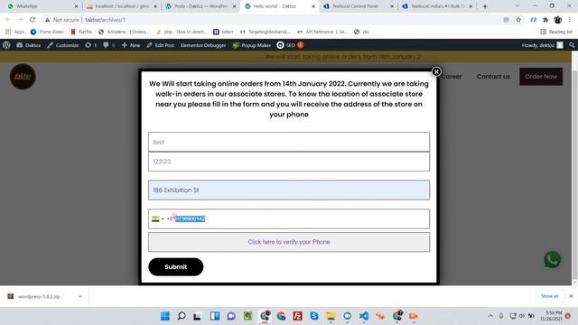 How To Send SMS using PHP | TextLocal API | Wordpress смотреть онлайн