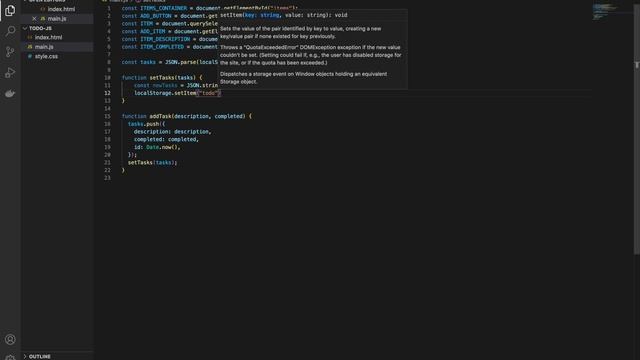 Создаем TODO App c JavaScript и Local Storage смотреть онлайн