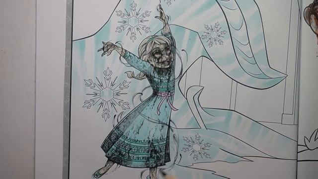 HORROR Artist vs $5 DISNEY Kids Colouring Book ✍️ смотреть онлайн