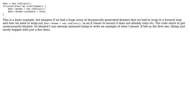 What is the harm in ignoring "PHP Warning: Creating default object from empty value?" смотреть онлайн
