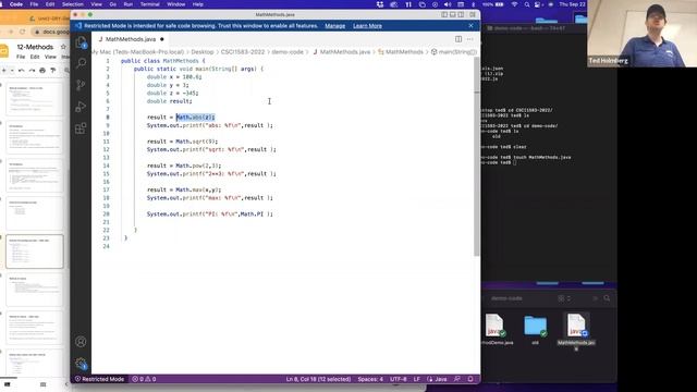 CSCI1583 - Lecture 11 APIs & Math class смотреть онлайн