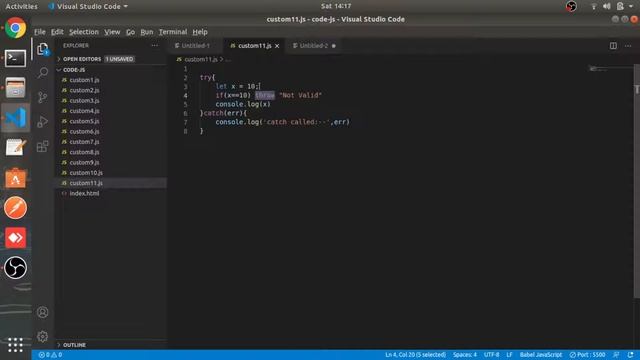 Try, Catch & Throw | Error Handling | Scope | #12 | JavaScript Hindi смотреть онлайн