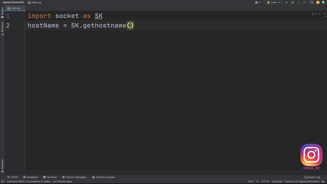 معرفة ip الخاص بك - Find your IP Address باستخدام Python Projects #17 | Python смотреть онлайн
