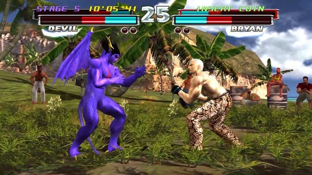 Tekken Tag Tournament HD Arcade Mode - Jun Kazama (& Devil Kazuya) 4K смотреть онлайн