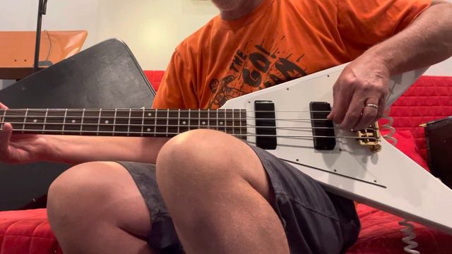 2010 Epiphone Limited Edition Korina Flying V Shortscale Bass Arctic White MIK Made in Korea смотреть онлайн