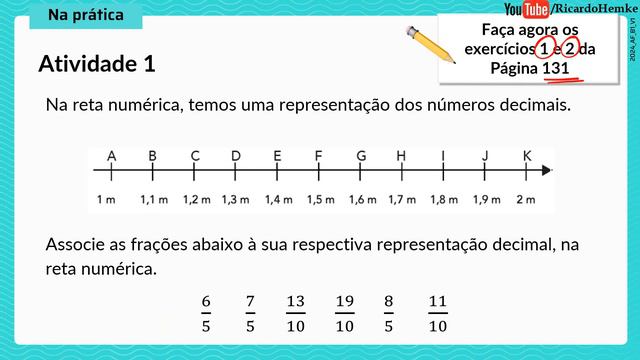 08 - Material Digital - 9º ano - 1º B - Matemática: Ordenando frações na reta numérica - parte 1 смотреть онлайн