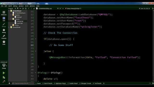 Qt5 C++ QSqlTableModel With Mysql Database & QTableView #35 смотреть онлайн
