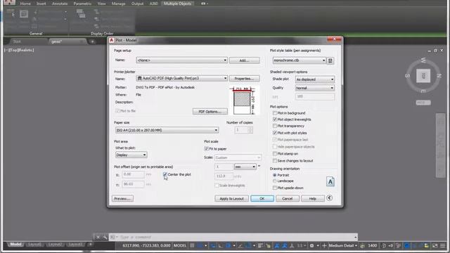 AutoCad Convert DWG TO PDF format (1 minute tutorial) смотреть онлайн
