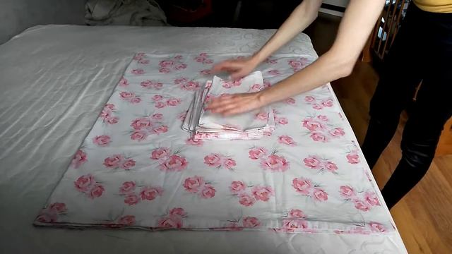 Как сложить постельное белье смотреть онлайн