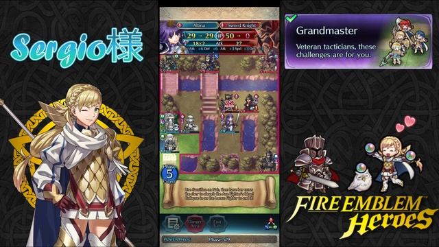 Fire Emblem Heroes Tactics Drills Grandmaster 84 Returning Champions (Free Orb) смотреть онлайн