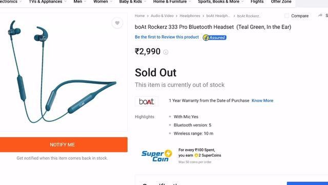 boAt Rockerz 333 Pro india launched price specs and availability смотреть онлайн