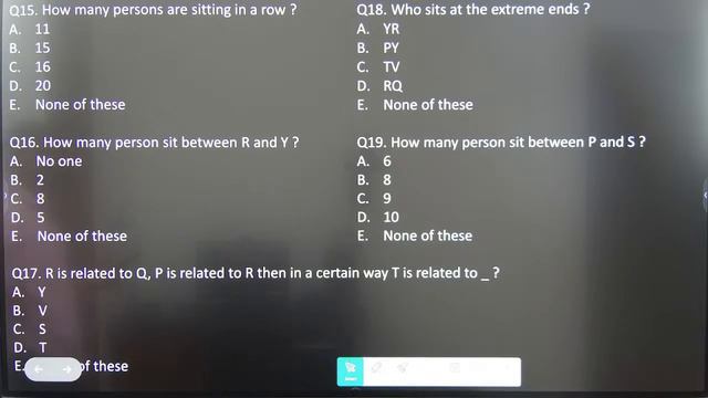 SBI CLERK PRE 2022 MOCK SERIES || 35Qs In 20 Mins || Mock-02(Reasoning)|| By Dhruva Sir смотреть онлайн