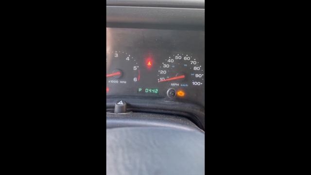 Read a Jeep Wrangler TJ Check engine code without a scanner! смотреть онлайн