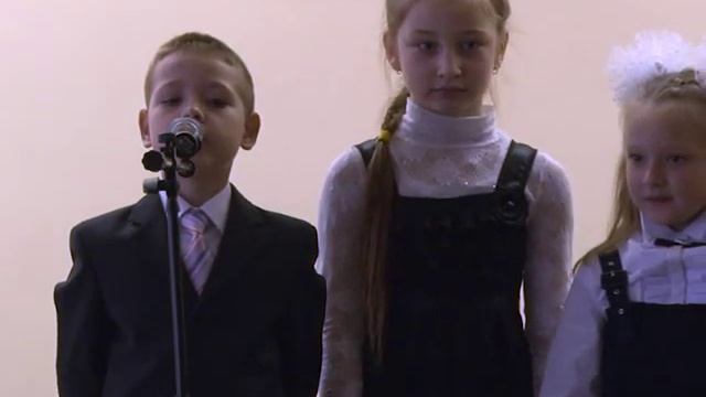 первый класс стихи День учителя 2011 смотреть онлайн