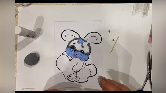 Мозаичная пластилинография. Заяц. Урок 10 смотреть онлайн