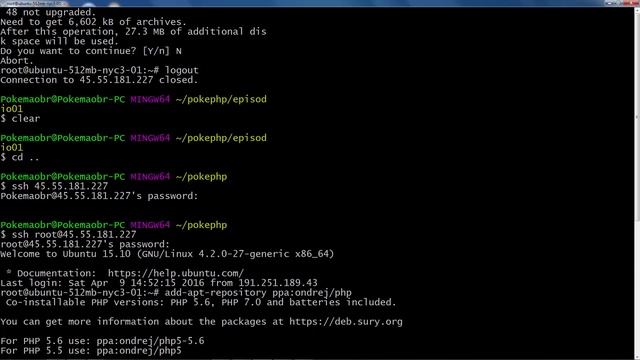 PHPallet - Episódio 02 - Instalando PHP7 pelo APT-GET Linux Ubuntu / Debian Like смотреть онлайн