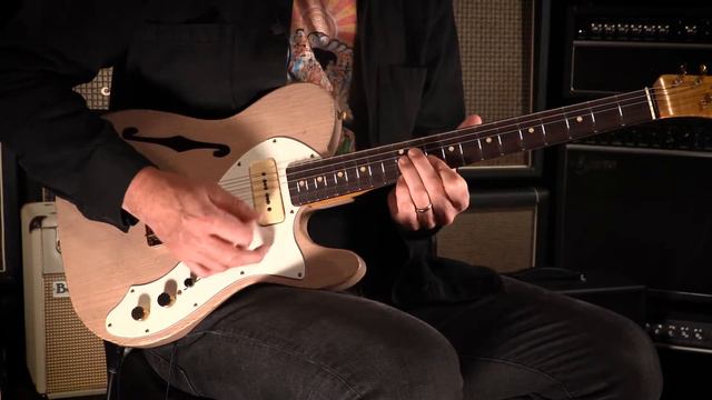 Fender Custom Shop Wildwood 10 '60s Thinline Telecaster w/P-90s - Heavy Relic • SN: R117251 смотреть онлайн