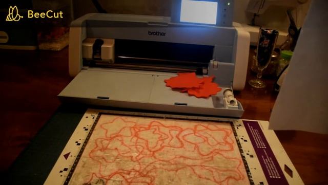 How to cut felt design with Brother scan n cut machine SDX1200 смотреть онлайн